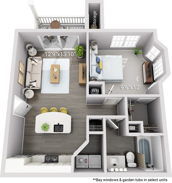 1 Bedroom 1 Bath Legacy (1BL)
