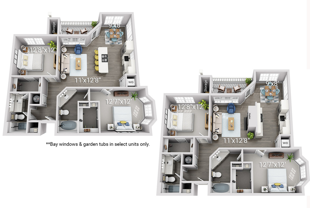 2 BEDROOM 2 BATH LEGACY (2BL)