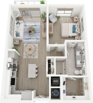 A1 | 1 Bedroom, 1 Bath